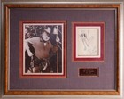 Rare 1911 Signed W c  Fields Autographed Original Caricature   Photo Display Coa