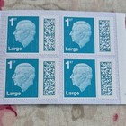2 Books Royal Mail Barcode Stamp Booklet 4x 1st Large Letter 
