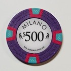 50pc Milano Poker Chips - 9g Premium Clay - Casino Quality - Free Shipping