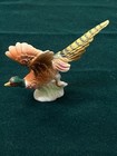 Miniatures Bone China Pheasant Family Male  Female And Baby  Made In Japan