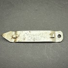 Vintage Olympia Beer Bottle Opener Antique Church Key Brewing Advertising Tin