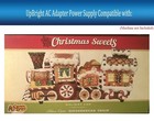 12v Ac ac Adapter For Christmas Sweets Holiday Fun Fiber Optic Gingerbread Train