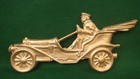 Vintage Cast Metal Antique Car Wall Plaque weathervane lightning Rod 1910s Car