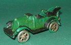 Vintage 1930 s Cast Iron Hubley Green Wrecker Tow Truck
