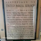 United Parcel Service Ups Original Landmark Poster And Bronze Placard