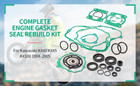 Complete Engine Gasket Seal Rebuild Kit For Kawasaki Kx80 Kx85 Kx100 1998 - 2005