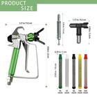 Airless Paint Sprayer Gun 3600 Psi High Pressure Spray Gun 517 Reversible Spr   