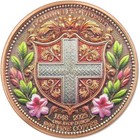 Swiss Helvetia Suntenbit 1 Oz  999 Colorized Copper Round Sku opc219