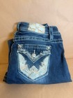 Miss Me Women   s Jeans Mid-rise Bootcut Cow Print Size 30