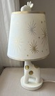 Lambs   Ivy White Gold Giraffe Nursery Table Lamp W  Shade Safari Jungle Baby
