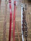 Lot Of 9 Vintage   Contemporary Varied Womens Belts Costume Fashion Unique