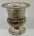 Gadroon Footed Cigarette Urn Fred Hirsch Sterling Silver 1930s