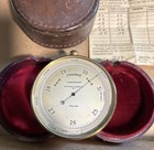 Antique K e Keuffel   Esser Aneroid Barometer 1935 Original Case  1935 Paper