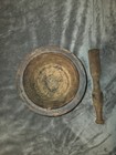 Antique 1800s Lignum Vitae Apothecary Mortar   Pestle  25lbs  11 Inches
