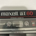 Vintage Maxell Ud Xli 60 Epitaxial Cassette Tape New Sealed 60 Min