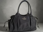 Kate Spade Chelsea Large Baby Diaper Bag Tote Black Nylon Leather   Changing Pad