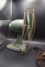 Antique Vintage Teal Dominion Electrical Fan Cast Iron Base