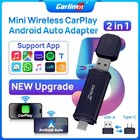 Carlinkit Mini 5 0 Pro 2-in-1 Wireless Carplay Android Auto Ai Adapter Plug play