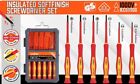 1000v 6 Mini Insulated Screwdriver Set Magnetic Tip Electrician Slotted Phillips