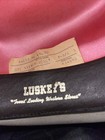 Vintage Resistol    luskey Roper    7 3 8 Long Oval Western Cowboyhat    silver Belly   
