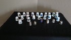 27 Porcelain  Bone China  Ceramic   Metal  Souvenir Thimble W display Case  101