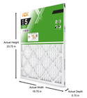 1-pack Standard Pleated Air Filter 20x24x1  Air Filters Replacement Fpr 5 Merv 8