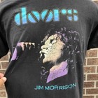 Vintage 1990 The Doors Jim Morrison Black Dance On Fire Single Stitch T-shirt Xl