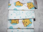Disney Baby Winnie The Pooh 100  Cotton Flannel Baby Blankets 30 x30  4 Pack New