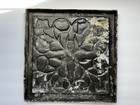 Antique 12 5    X 12 5    Square Cast Metal Art Deco Fireplace stove Floor Tile