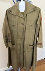 Early 1910   s Girl Scout Uniform Khaki Dress Metal Buttons Patches Peggy Whitney