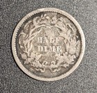 1872 Seated Liberty Half Dime Coin 90  Silver 