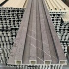 Modern Waterproof Fireproof Pvc Wall Panel Composite Fluted Slat Board