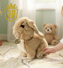 Aurora Miyoni Bunny Plush 8  Lop Eared Rabbit Stuffed Animal Giftable Soft Toy