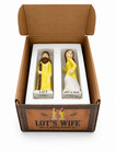 Salt And Pepper Shakers    Lot   s Wife Collectible -religious- Now In New Gift Box