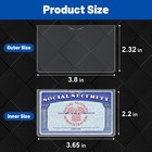 Liemand 6 Pack Social Security Card Protector Sleeves  Ultra 6 Pack  Clear