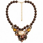 Women   s Stainless Steel Necklace   Earrings Jewelry Set Floral Adjustable Gift