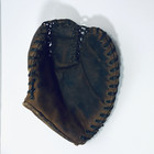 Ken-wel Vintage Leather Baseball Catchers Mitt Two Finger Glove