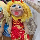 Melissa And Doug Hand Puppet Lot Of 3 Ballerina Mermaid Cheerleader W Rods