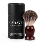  100  Best Original Pure Badger Hair Shaving Brush Handmade  Real Wood Base  