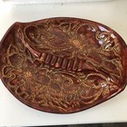 Vintage Ashtray Ceramic Glazed 1965
