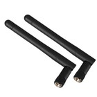 2pcs Pairs Rp-sma Antenna For Wifi 2 4ghz 5ghz Wireless Router Or Card Us