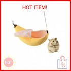 Ismarten Banana Bed House  Hammock For Small Animal  Warm Bed House  Cage Nest F