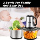 Spztjk 3-speed Electric Food Processor  Meat 8 Cup 2l    8 Cup 2l   Black 