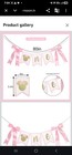 Pink And White Bow One High Chair Banner For Girl First Birthday High Chair 