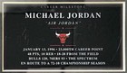 Michael Jordan Signed Bulls  23 Black Pinstripe Jersey Framed Psa 9 Card Coa