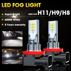 Led Fog Light Bulb H11 High Power 100w Lamps 6000k White Foglight Bulbs Kits