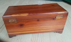 Rare Lane Mini Cedar Chest With Hasp   Legs  1925-1935