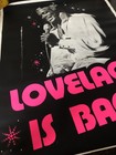 Vintage Rare Original Mod Poster Blacklight  Lovelace Watkins Lovelace Is Back 