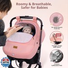 Bioby Winter Baby Car Seat Cover  Infant Car Seat Cover For Boy Girl  Roomy  