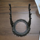 Antique Victorian Cast Iron Pen  quill Desk Stand   Est  Per  1850-1880  french 